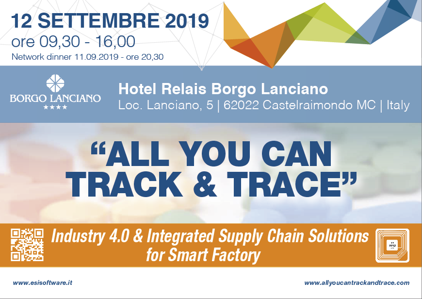 All You Can Track And Trace - 2019 Industry 4.0 & Integrated Supply Chain Solutions for Smart Factory 01